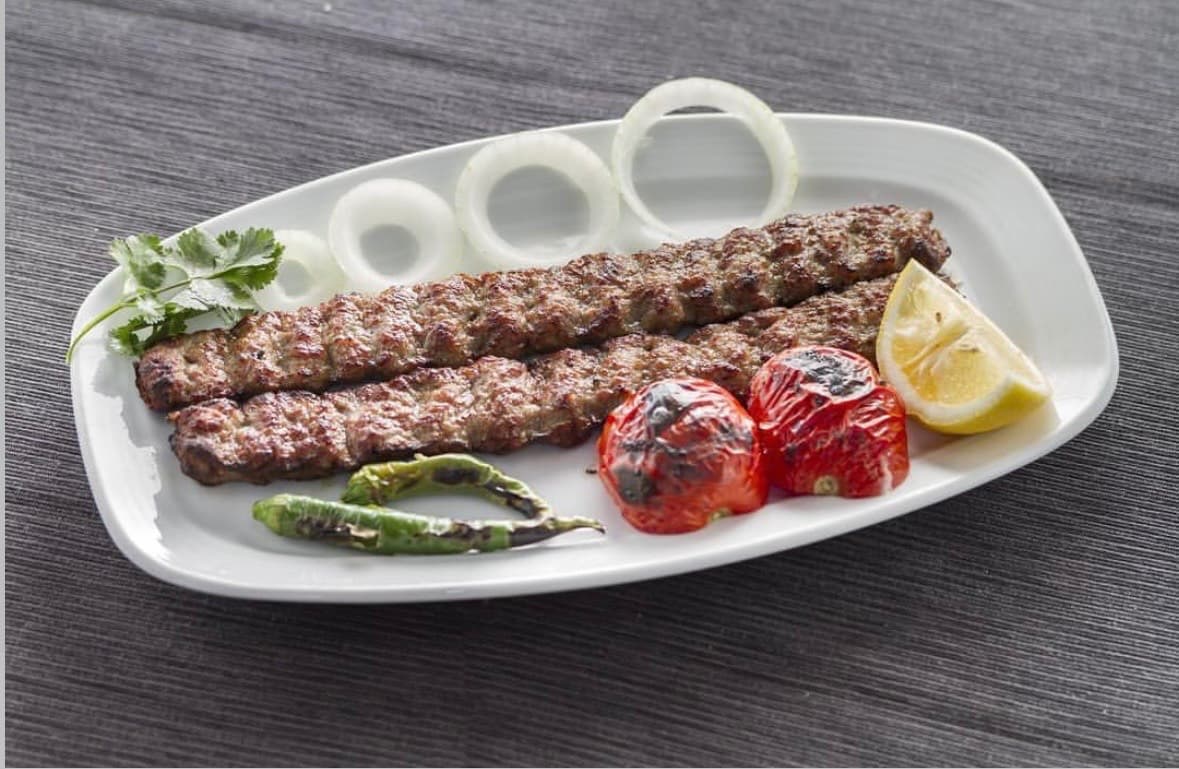خوراک کوبیده دو سیخ